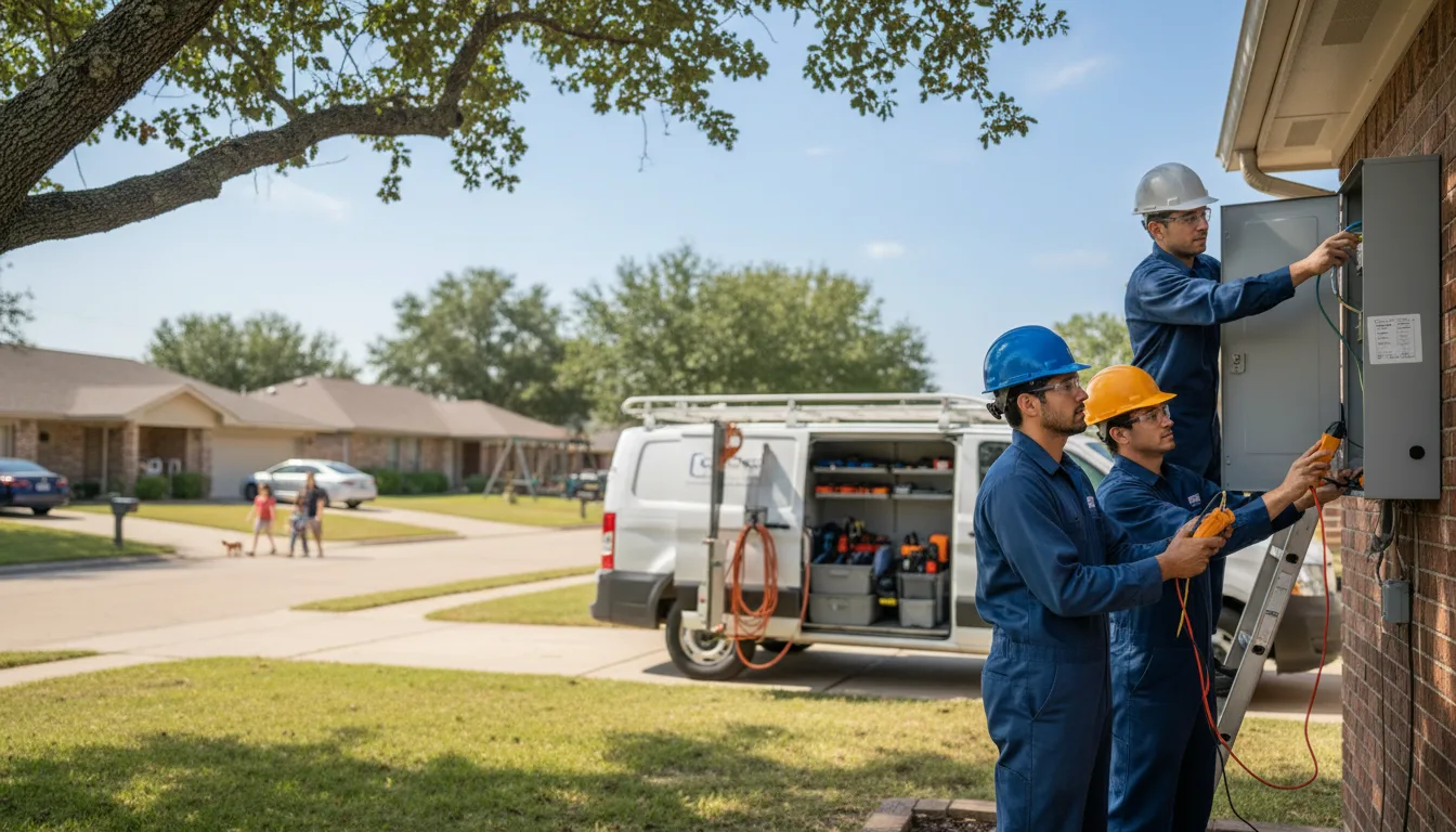 Certified electrician providing emergency electrical services in Magazine, AR